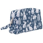 Easter bunny pattern Wristlet Pouch Bag (Large)