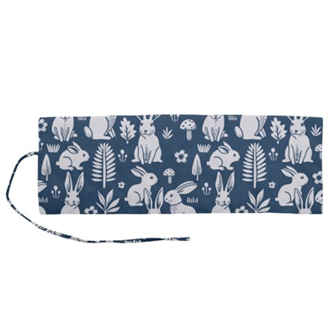 Easter bunny pattern Roll Up Canvas Pencil Holder (M) from ArtsNow.com