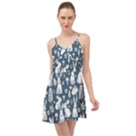 Easter bunny pattern Summer Time Chiffon Dress