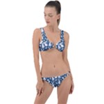 Easter bunny pattern Ring Detail Crop Bikini Set