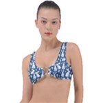 Easter bunny pattern Ring Detail Bikini Top