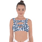 Easter bunny pattern Bandaged Up Bikini Top