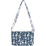 Easter bunny pattern Double Gusset Crossbody Bag