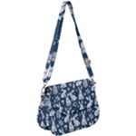 Easter bunny pattern Saddle Handbag