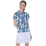 Easter bunny pattern Women s Polo T-Shirt