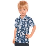 Easter bunny pattern Kids  Polo T-Shirt