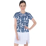 Easter bunny pattern Women s Sports Top