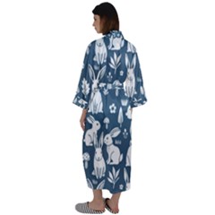 Maxi Satin Kimono 