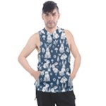 Easter bunny pattern Men s Sleeveless Hoodie