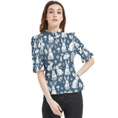 Frill Neck Blouse 