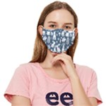 Easter bunny pattern Fitted Cloth Face Mask (Adult)