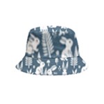 Easter bunny pattern Inside Out Bucket Hat (Kids)