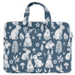 Easter bunny pattern MacBook Pro 13  Double Pocket Laptop Bag