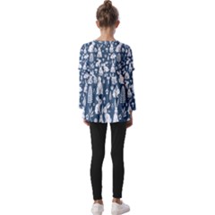 Kids  V Neck Casual Top 