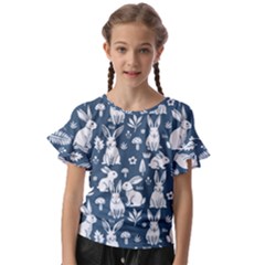 Kids  Cut Out Flutter Sleeves 