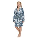 Kids  Long Sleeve Velvet Lounge Robe 