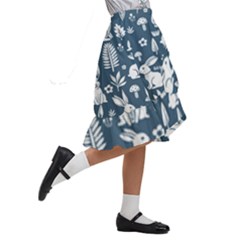 Kids  Ruffle Flared Wrap Midi Skirt 