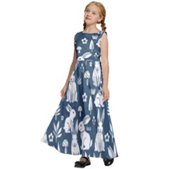 Kids  Satin Sleeveless Maxi Dress 