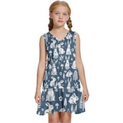 Kids  Sleeveless Tiered Mini Dress 