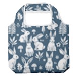 Easter bunny pattern Premium Foldable Grocery Recycle Bag