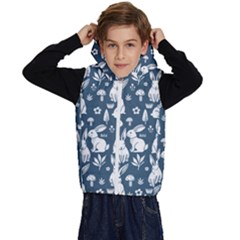 Easter bunny pattern Kids  Stylish Hooded Puffer Vest from ArtsNow.com