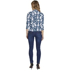 Women s Draped Front 3/4 Sleeve Shawl Collar Jacket 