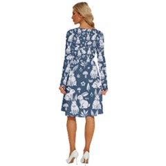 Long Sleeve Dress With Pocket 