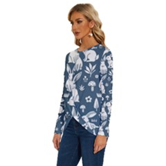 Long Sleeve Crew Neck Pullover Top 