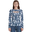Women s Cut Out Long Sleeve T-Shirt 