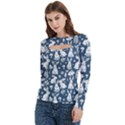Women s Cut Out Long Sleeve T-Shirt 