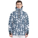 Easter bunny pattern Men s Pullover Zip Ski and Snowboard Waterproof Breathable Jacket