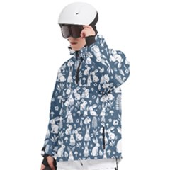 Men s Pullover Zip Ski and Snowboard Waterproof Breathable Jacket 