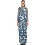 Easter bunny pattern Women s Side Zip Front Pouch Ski And Snowboard Bib Pants	
