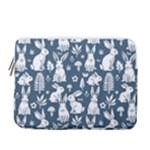 Easter bunny pattern 13  Vertical Laptop Sleeve Case With Pocket