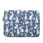 Easter bunny pattern 14  Vertical Laptop Sleeve Case With Pocket