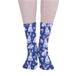Easter bunny pattern Smooth Crew Length Tube Socks