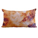 Burnt paper texture print design 22 x14  Lumbar Throw Cushion Case (Two Sides)