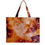Burnt paper texture print design Zipper Mini Tote Bag