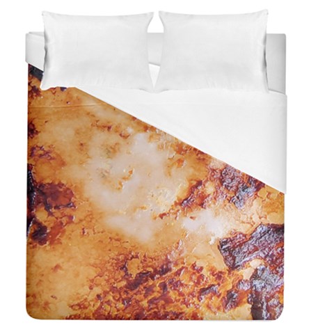 Burnt paper texture print design Duvet Cover (Queen Size) from ArtsNow.com