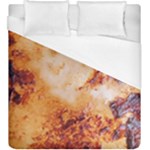 Burnt paper texture print design Duvet Cover (King Size)