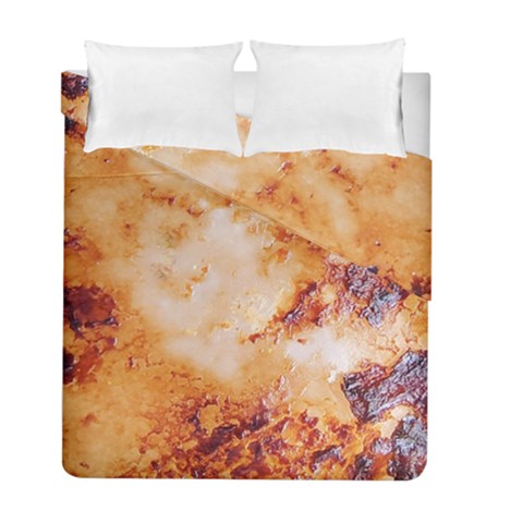 Burnt paper texture print design Duvet Cover Double Side (Full/ Double Size) from ArtsNow.com