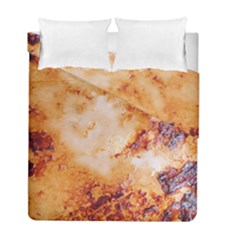 Burnt paper texture print design Duvet Cover Double Side (Full/ Double Size) from ArtsNow.com