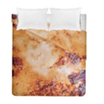 Burnt paper texture print design Duvet Cover Double Side (Full/ Double Size)