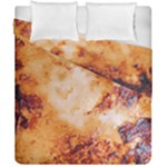 Burnt paper texture print design Duvet Cover Double Side (California King Size)