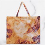 Burnt paper texture print design Zipper Large Tote Bag