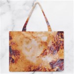 Burnt paper texture print design Zipper Medium Tote Bag