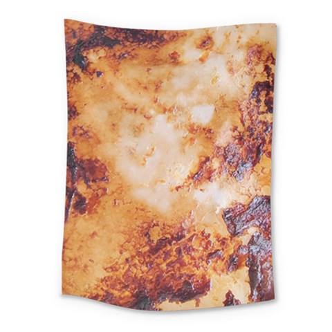 Burnt paper texture print design Medium Tapestry from ArtsNow.com