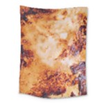 Burnt paper texture print design Medium Tapestry