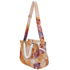 Rope Handles Shoulder Strap Bag 
