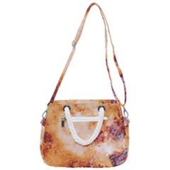 Rope Handles Shoulder Strap Bag 